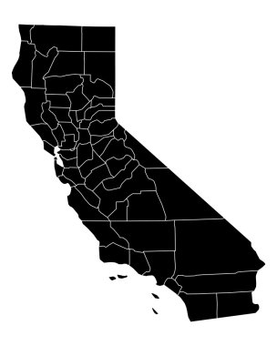 Doğru harita Kaliforniya