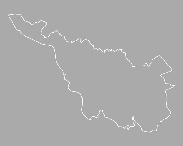 Korrekt karta över Bremen — Stock vektor