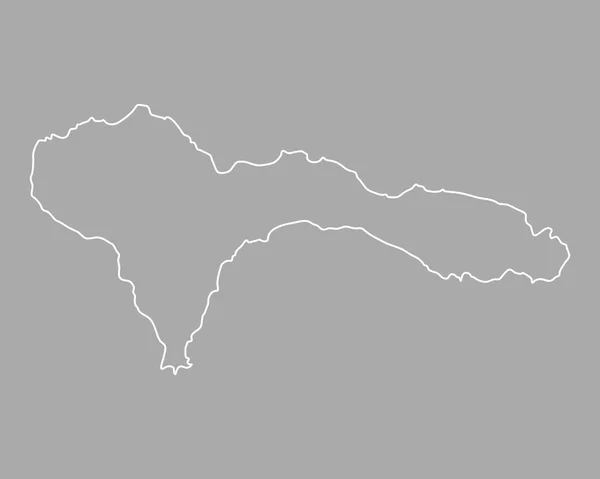 Mappa di Sao Nicolau — Vettoriale Stock