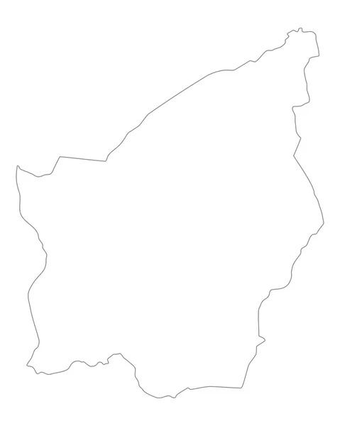 El mapa de San Marino — Vector de stock