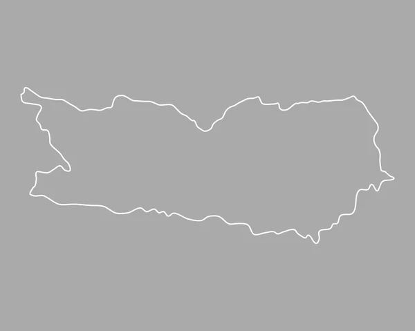 Ακριβή χάρτη της Καρινθίας — Διανυσματικό Αρχείο