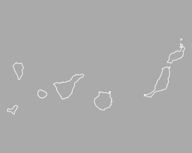 Kanarya Adaları Haritası