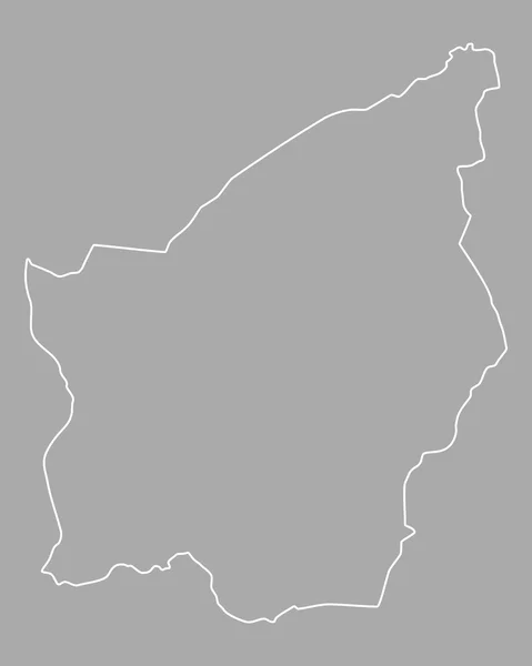 El mapa de San Marino — Vector de stock
