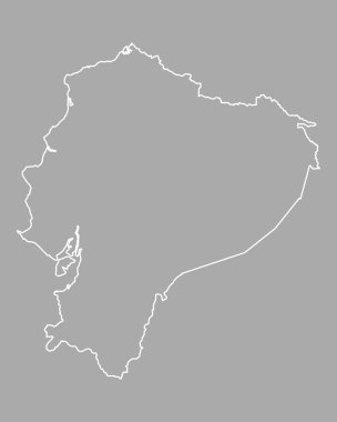 Doğru Ekvador Haritası