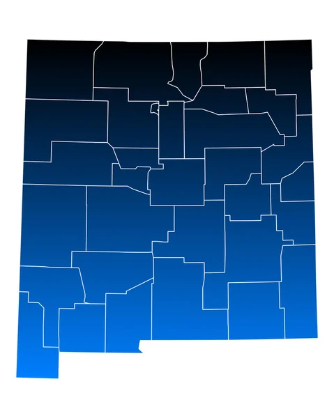 ニューメキシコ州地図 — ストックベクタ
