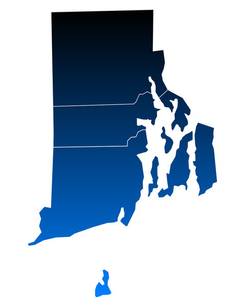 Map of Rhode Island