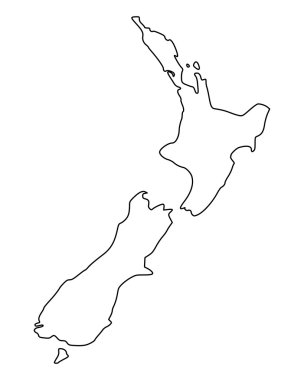 Yeni Zelanda Haritası