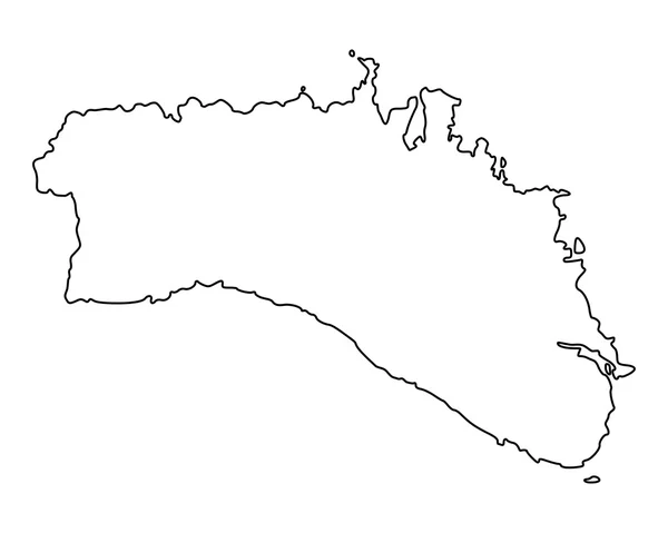 Mapa preciso de Menorca — Archivo Imágenes Vectoriales