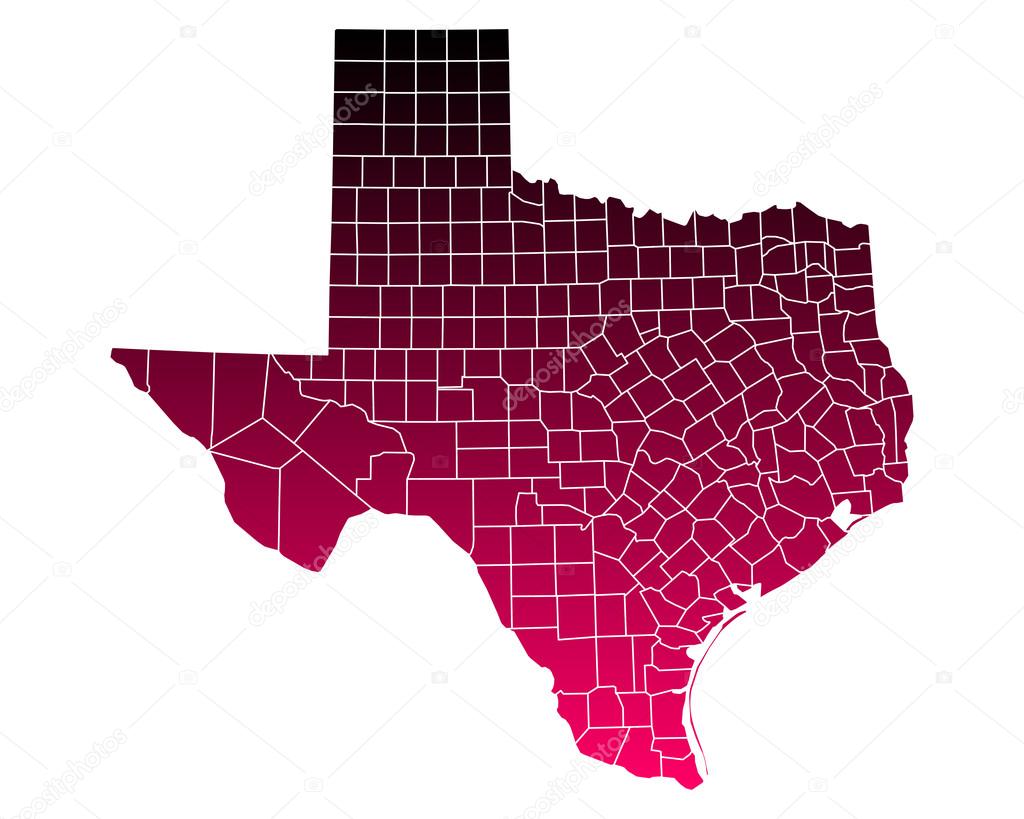 Accurate map of Texas