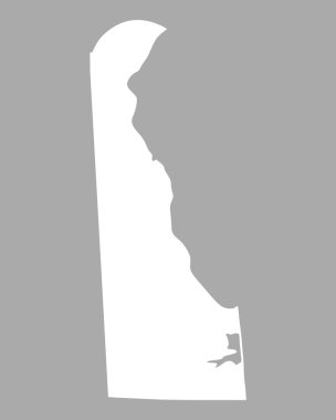 Delaware doğru harita