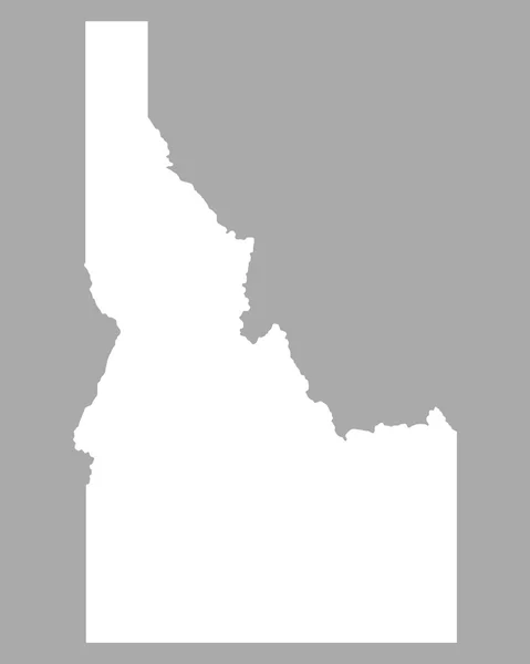 Carte précise de Idaho — Image vectorielle