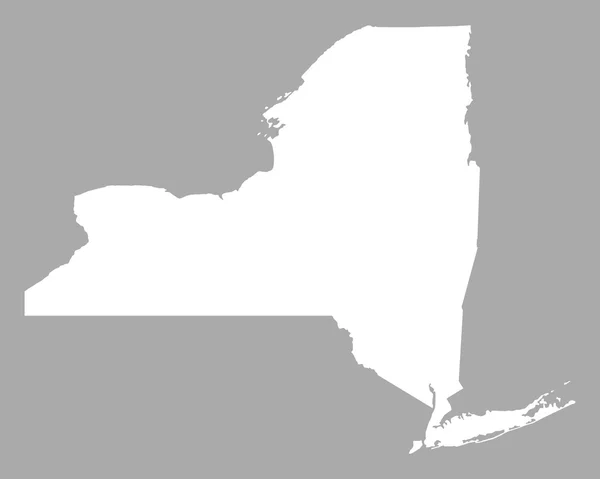 Карта Нью-Йорка — стоковый вектор