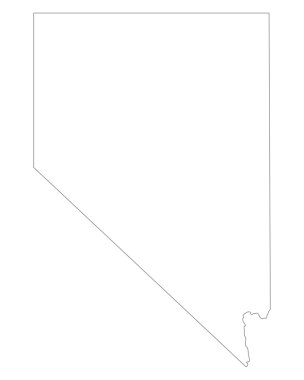 Nevada doğru harita