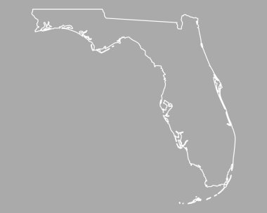 Florida doğru harita