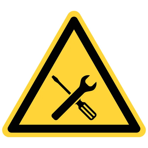 Outils Signes Danger Comme Illustration Vectorielle — Image vectorielle