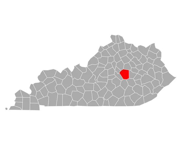 Mappa Madison Kentucky — Vettoriale Stock