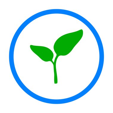 Vektör gösterimi olarak bitki ve daire