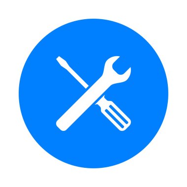 Vektör illüstrasyonu olarak araçlar ve daire