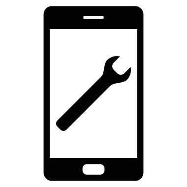 Vektör illüstrasyonu olarak İngiliz ve akıllı telefon