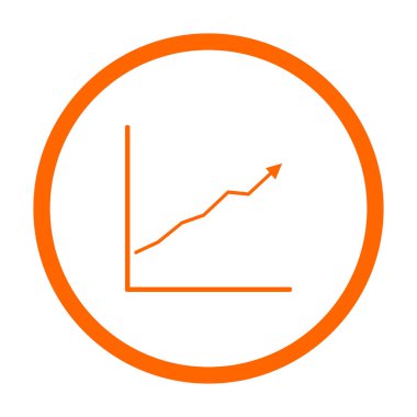 Çizelge ve daire vektör illüstrasyonu