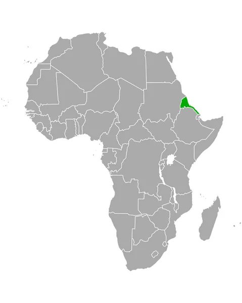 Mapa Terapia Ocupacional África — Vetor de Stock