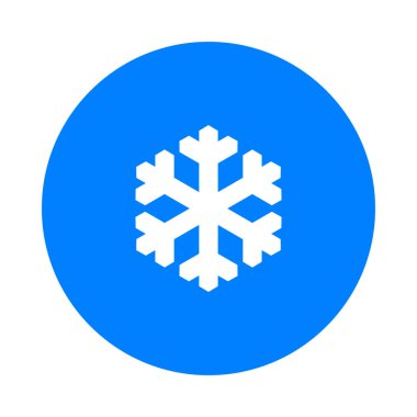 Vektör gösterimi olarak kar taneciği ve daire