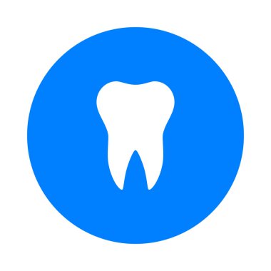 Vektör illüstrasyonu olarak diş ve daire