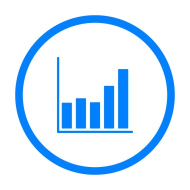 Çizelge ve daire vektör illüstrasyonu
