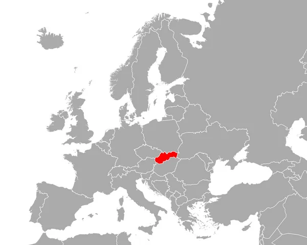 Mapa Centros Reabilitação Europa — Vetor de Stock