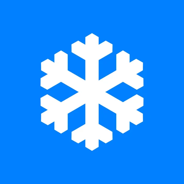 Sněhová Vločka Pozadí Jako Vektorová Ilustrace — Stockový vektor