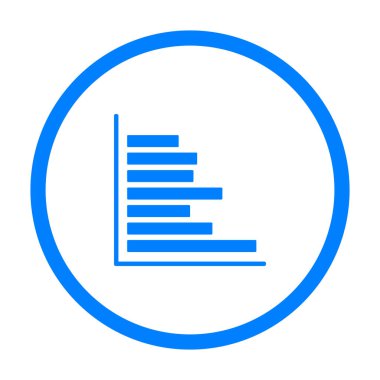 Çizelge ve daire vektör illüstrasyonu