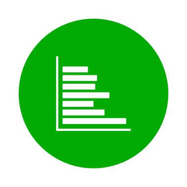 Çizelge ve daire vektör illüstrasyonu