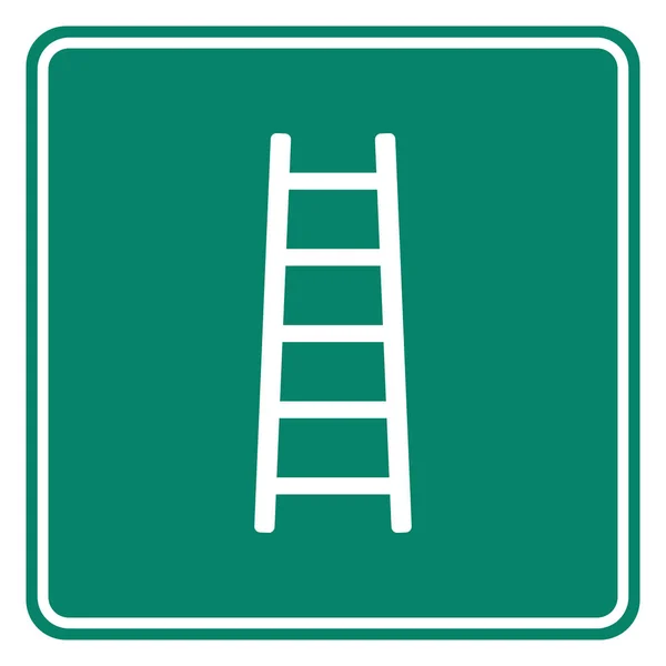 Vektör Illüstrasyonu Olarak Merdiven Yol Işareti — Stok Vektör