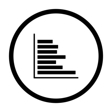 Çizelge ve daire vektör illüstrasyonu