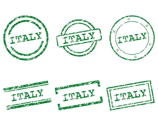 Italia sellos — Vector de stock