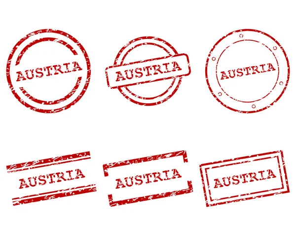 Austria stamps — Stock Vector