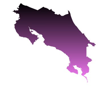 Kosta Rika Haritası