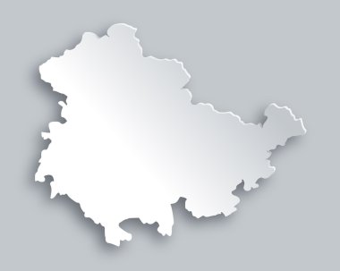 thuringia Haritası