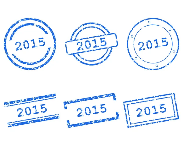 2015 selos — Vetor de Stock