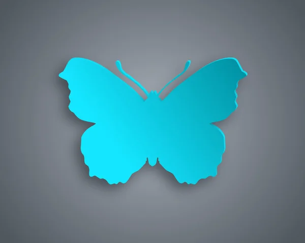 Синій метелик — стоковий вектор