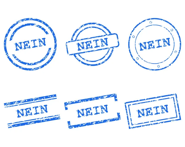 Sellos de nein — Vector de stock