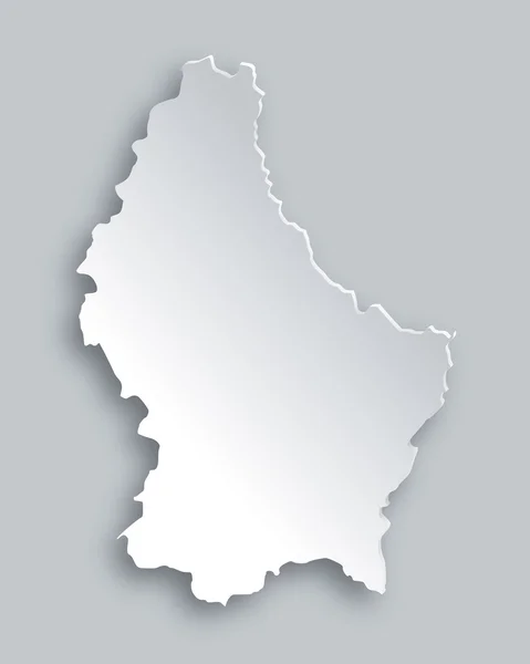 ルクセンブルク地図 — ストックベクタ