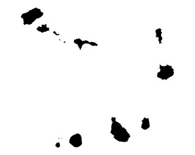 Map of Cape Verde clipart