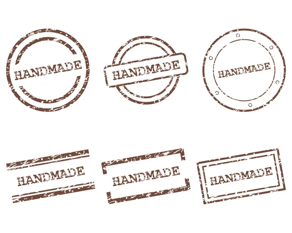 Handmade stamps — Stock Vector