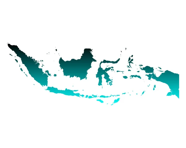 Mapa de indonesia — Archivo Imágenes Vectoriales