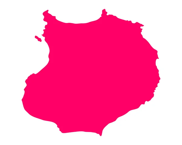 La carte de Boa Vista — Image vectorielle