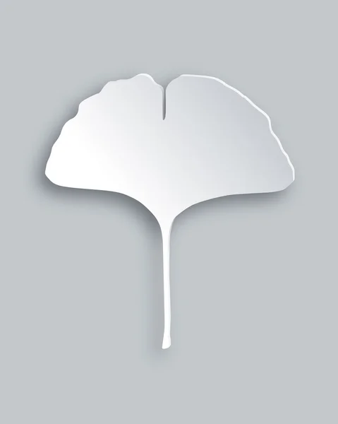 Ginkgo blad — Stock vektor