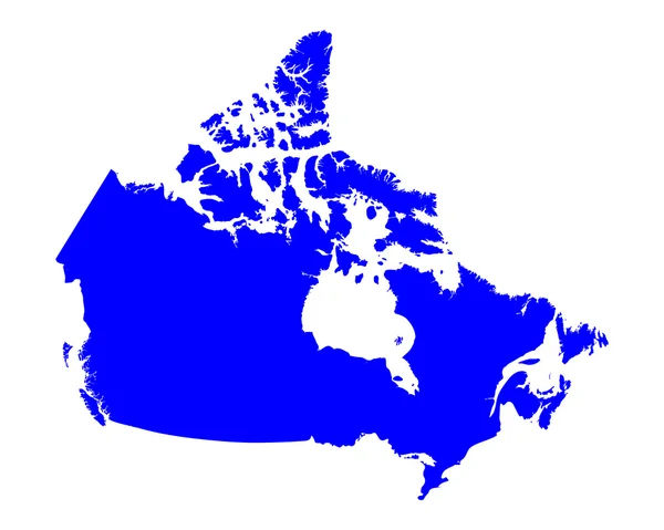 Mapa Kanada — Wektor stockowy