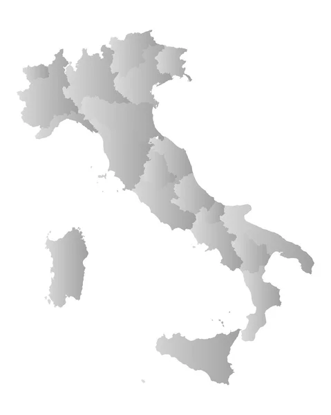 Map of Italy — Stock Vector