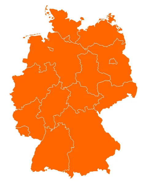 Map of Germany — Stock Vector